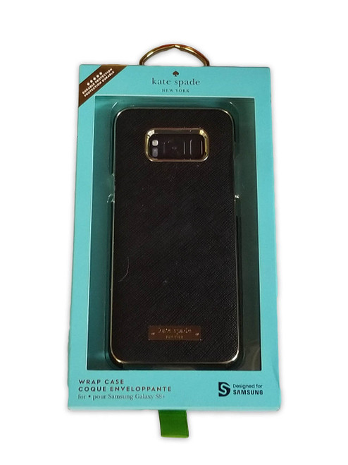 Leather Wrap Case for Galaxy S8 Plus - Saffiano Black