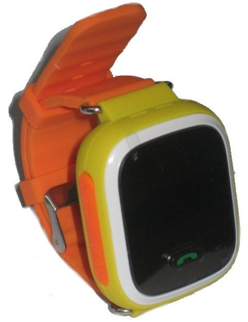 KuKu SmartWatch  Kid-Friendly Wearable  Emergency Kids GPS Locator Monitor - Orange/Yellow/Whitew/White