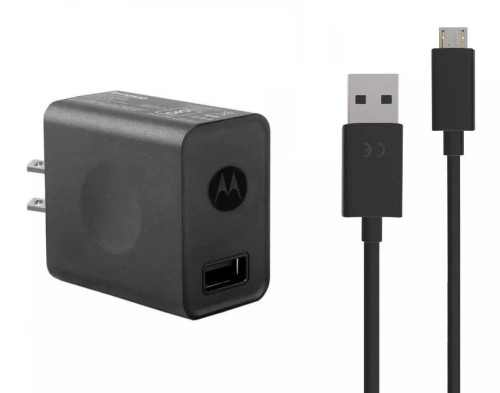 OEM Motorola Rapid USB Charger Adapter with Micro USB Cable 5.2V/2A (C-P35)