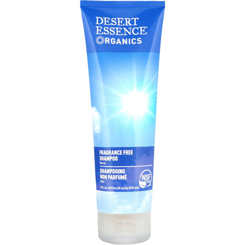 Desert Essence  Organics  Shampoo  Fragrance Free  8 fl oz (237 ml)