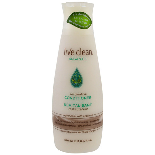 Live Clean  Restorative Conditioner  Argan Oil  12 fl oz (350 ml)