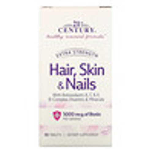 21st Century  Hair  Skin & Nails  Extra Strength  90 Tablets