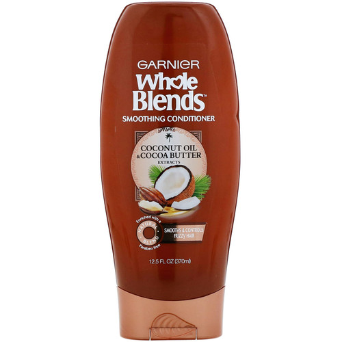 Garnier  Whole Blends  Coconut Oil & Cocoa Butter Smoothing Conditioner  12.5 fl oz (370 ml)