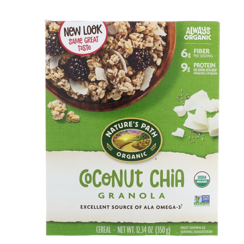 Nature's Path  Organic Coconut Chia Granola  12.34 oz (350 g)