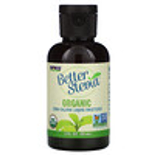 Now Foods  Organic Better Stevia  Zero-Calorie Liquid Sweetener  2 fl oz (59 ml)
