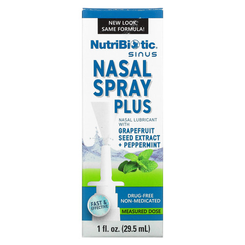 NutriBiotic  Nasal Spray Plus  1 fl oz (29.5 ml)