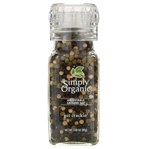 Simply Organic  Get Crackin  Peppercorn Mix  3.00 oz (85 g)