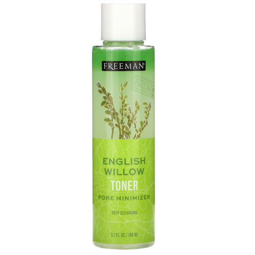 Freeman Beauty  English Willow Toner  Pore Minimizer  Deep Cleansing  6.1 fl oz (180 ml)