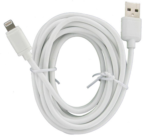 Unlimited Cellular Pull-resistant Apple Certified MFi Lightning Charger Cable | Fast Charging Extra Long USB Charging Cord | Sync Compatibility With iPhone and iPad | 10 Foot White
