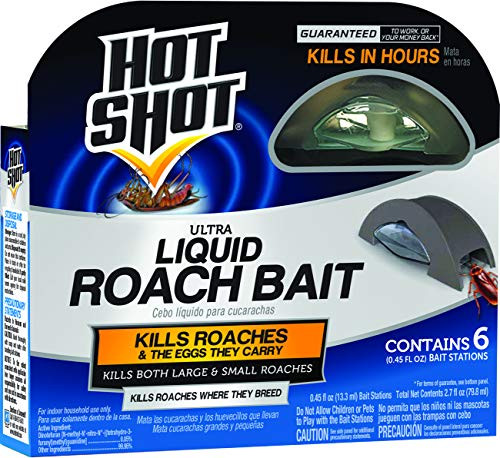 Hot Shot HG-95789 Roach Killer  6-Count  Brown/A