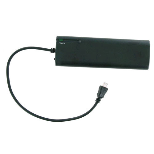 Unlimited Cellular MicroUSB Battery Extender Adapter for Kobo Vox eReader (Black) - SC-K5B