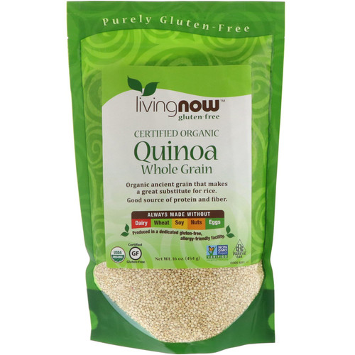 Now Foods  Organic Quinoa  Whole Grain  16 oz (454 g)