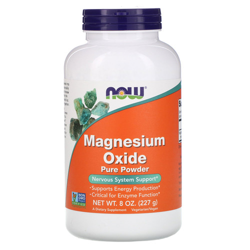 Now Foods  Magnesium Oxide Pure Powder  8 oz (227 g)