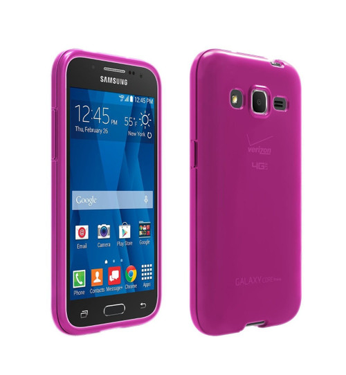 Verizon Silicone Case for Samsung Galaxy Core Prime - Pink