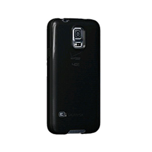 Verizon High Gloss Silicone Case for Samsung Galaxy S5 - Black