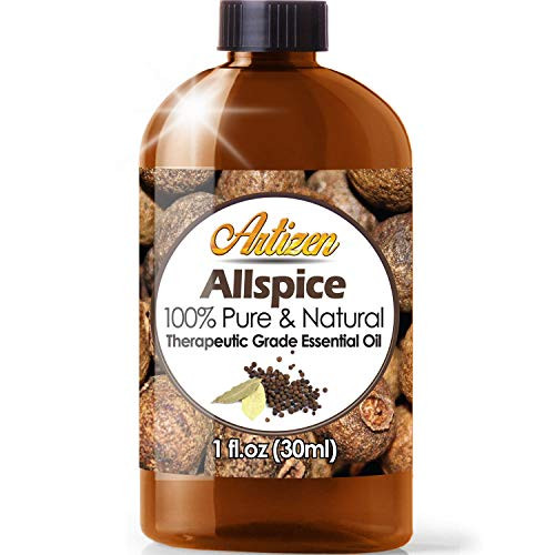 Artizen Allspice Essential Oil (100% Pure & Natural - UNDILUTED) Therapeutic Grade - Huge 1 Fl. Oz Bottle - Perfect for Aromatherapy, Relaxation, Skin Therapy & More!