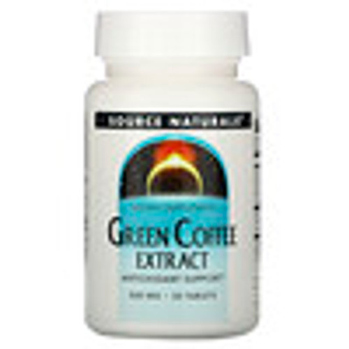 Source Naturals, Green Coffee Extract, 500 mg, 30 Tablets