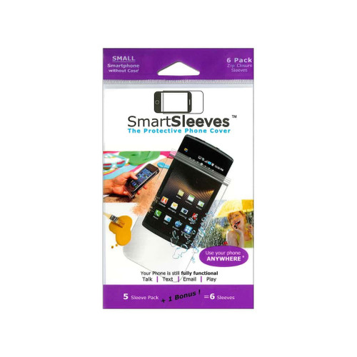 ClearBags SmartSleeves for Smarthphones 6pcs - Small