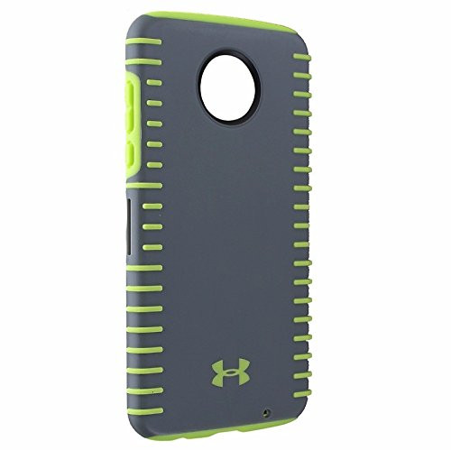 Under Armour UA Protect Grip Case for Moto Z2 Play - Graphite/Quirky Lime