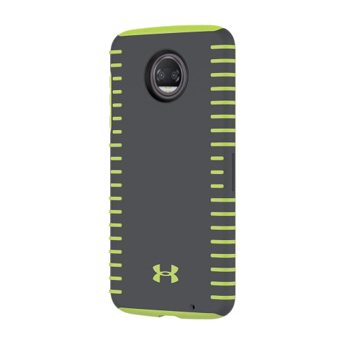 Under Armour UA Protect Grip Case for moto z2 force edition - Gray/Yellow