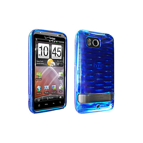 Verizon High Gloss Silicone Case for HTC Thunderbolt 6400 -Blue