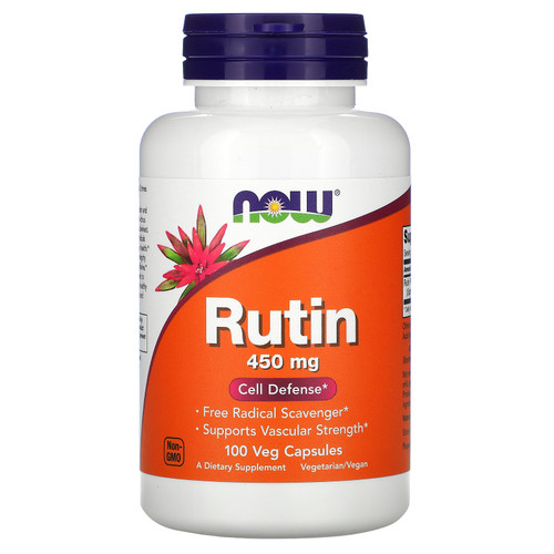 Now Foods  Rutin  450 mg  100 Veg Capsules