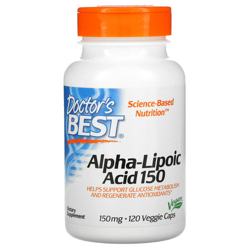 Doctor's Best  Alpha-Lipoic Acid  150 mg  120 Veggie Caps