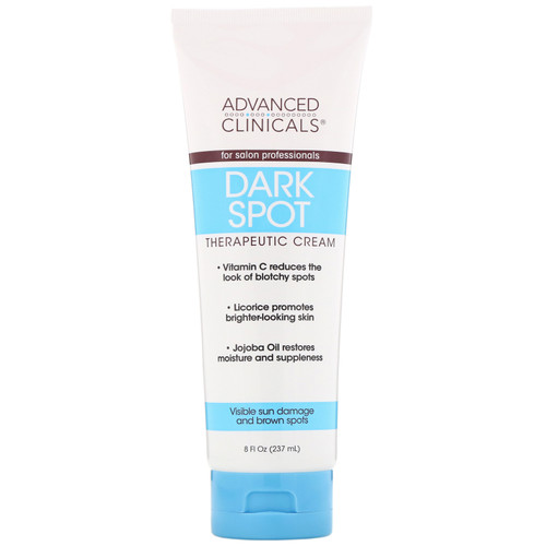 Advanced Clinicals  Dark Spot Therapeutic Cream  8 fl oz (237 ml)