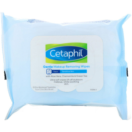 Cetaphil  Gentle Makeup Removing Wipes  25 Pre-Moistened Towelettes