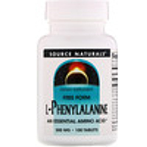 Source Naturals  L-Phenylalanine  500 mg  100 Tablets