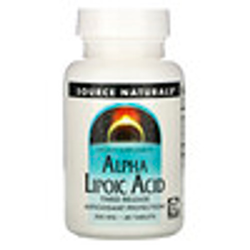 Source Naturals  Alpha Lipoic Acid  Timed Release  300 mg  60 Tablets