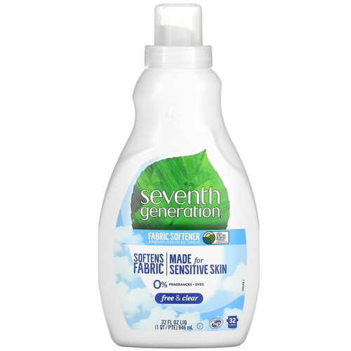 Seventh Generation  Fabric Softener  Free & Clear  32 fl oz (946 ml)