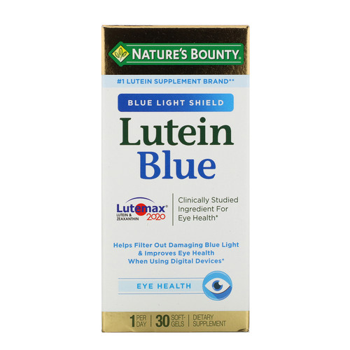 Nature's Bounty, Lutein Blue, 30 Softgels