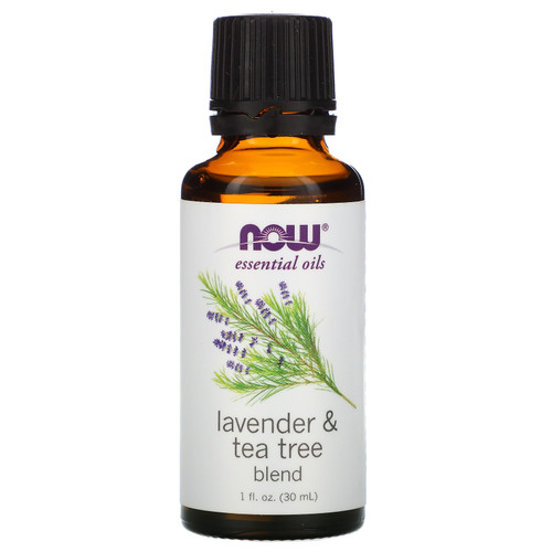 Now Foods  Essential Oils  Lavender & Tea Tree Blend  1 fl oz (30 ml)