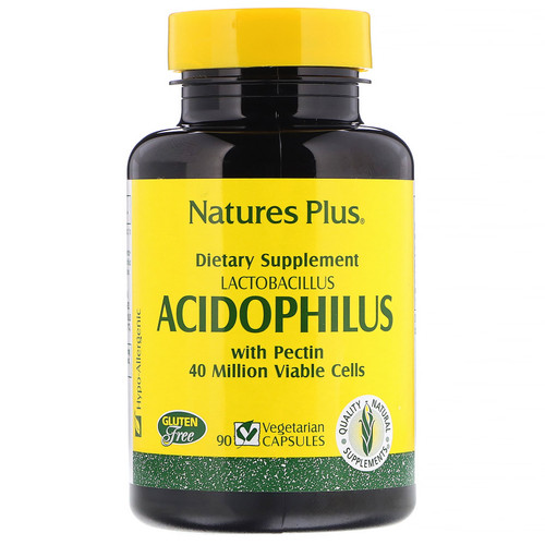 Nature's Plus  Acidophilus  Lactobacillus  90 Vegetarian Capsules