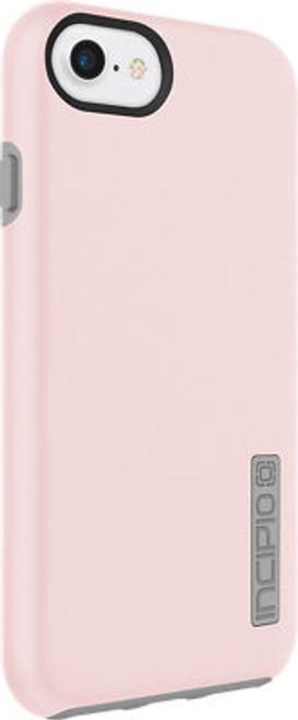 Incipio DualPro Shock-absorbing Case for iPhone 8/7/6s/6 - Iridescent Rose Quartz/Gray
