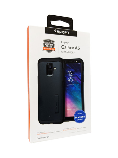 Spigen Slim Armor Case for Samsung Galaxy A6 - Metal Slate