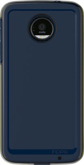 Incipio Performance Series Level 4 Case for Motorola Moto Z Play Droid - Navy/Yellow