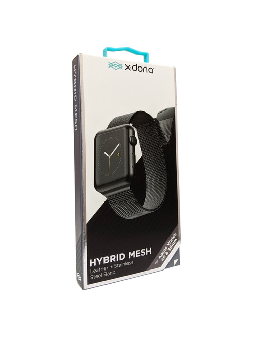 X-Doria Hybrid Mesh Band for Apple Watch 38/40mm - Black
