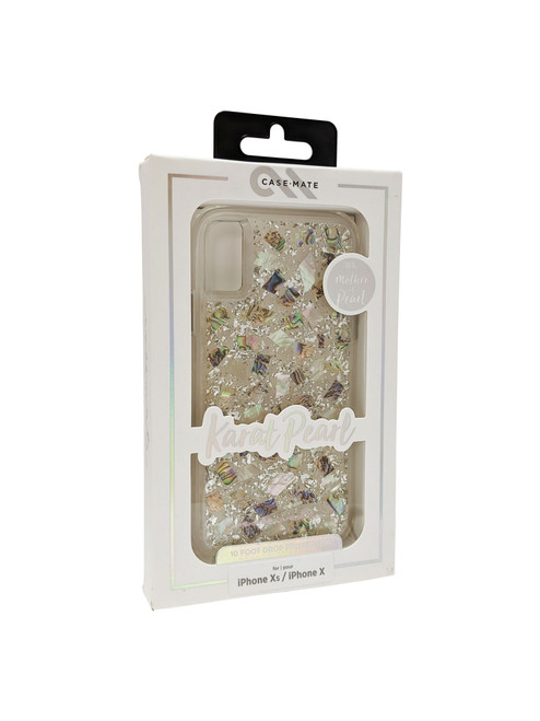 Case-Mate Karat Case for Apple iPhone X/XS - Mother of Pearl