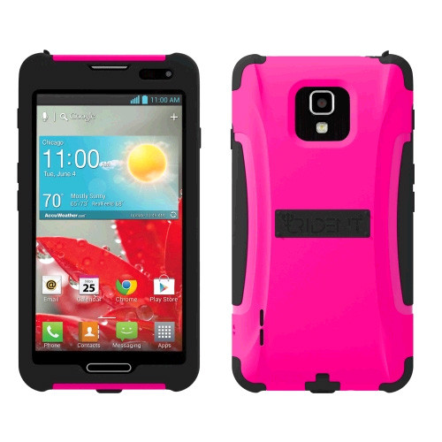 5 Pack -Trident - Aegis Case for LG Optimus F7 US780 Cell Phones - Pink/Black