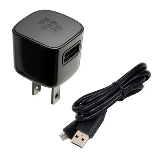 5 Pack -Blackberry USB Home Charger Power Adapter with Micro USB Cable - Universal