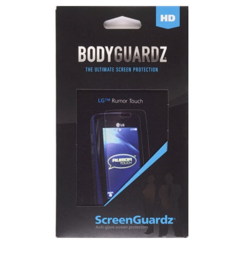 5 Pack -BodyGuardz - ScreenGuardz+HD Anti-Glare Screen Protector for LG LN510 Rumor Touch