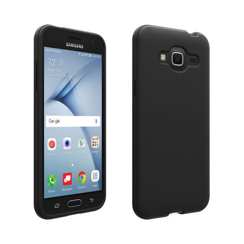 5 Pack -Verizon Matte Silicone Case for Samsung Galaxy J3 V - Black