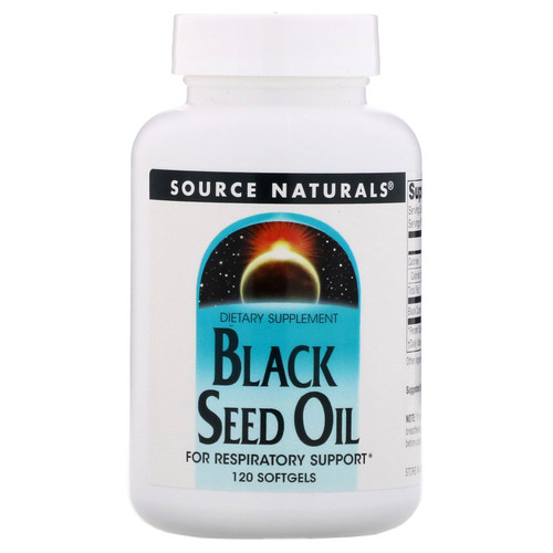 Source Naturals  Black Seed Oil  120 Softgels