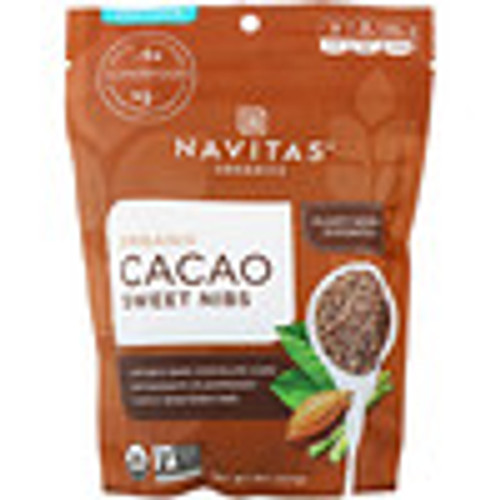 Navitas Organics  Organic Cacao Sweet Nibs  8 oz (227 g)