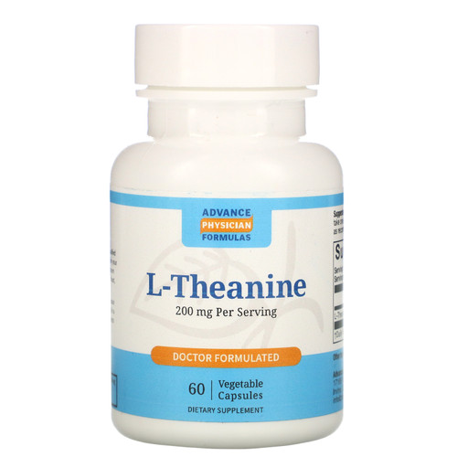 Advance Physician Formulas  L-Theanine  200 mg  60 Vegetable Capsules