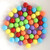 Witlans 60pcs Chinese Checker Game Replacement Balls 6 Solid Color