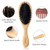 BFWood Boar Bristle Hair Brush - Pure Soft Hair Brush for Fine Thin Hair