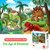 100 Piece Jigsaw Puzzles for Kids Ages 4-8 The Age of Dinosaur  Puzzles for Toddler Children Learning Educational Puzzles Toys for Boys and Girls